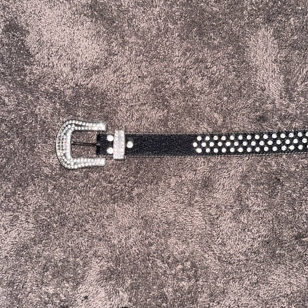 Rhinestone belt